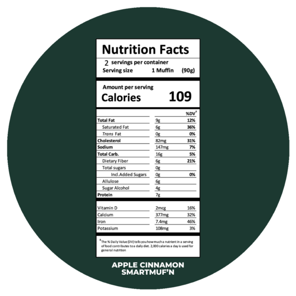 Smart Muffin - Apple Cinnamon 2-pack