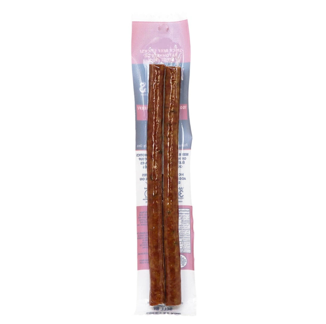 Nick’s Sticks Grass-Fed Beef Snack Sticks – Spicy 48g | No Sugar, Keto & Paleo Friendly