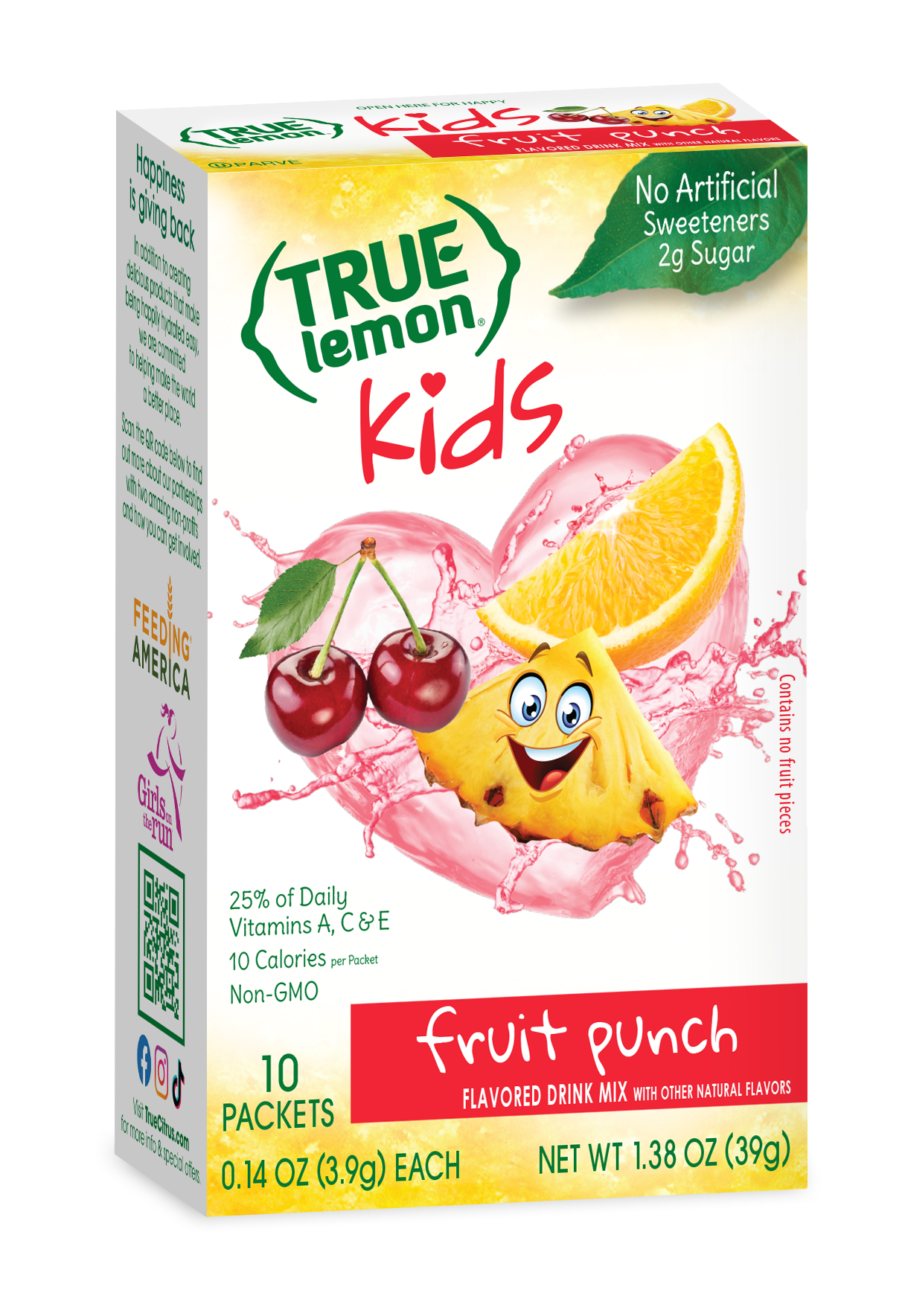 True Citrus Kids Fruit Punch Mix – Low Sugar, Natural Drink Powder