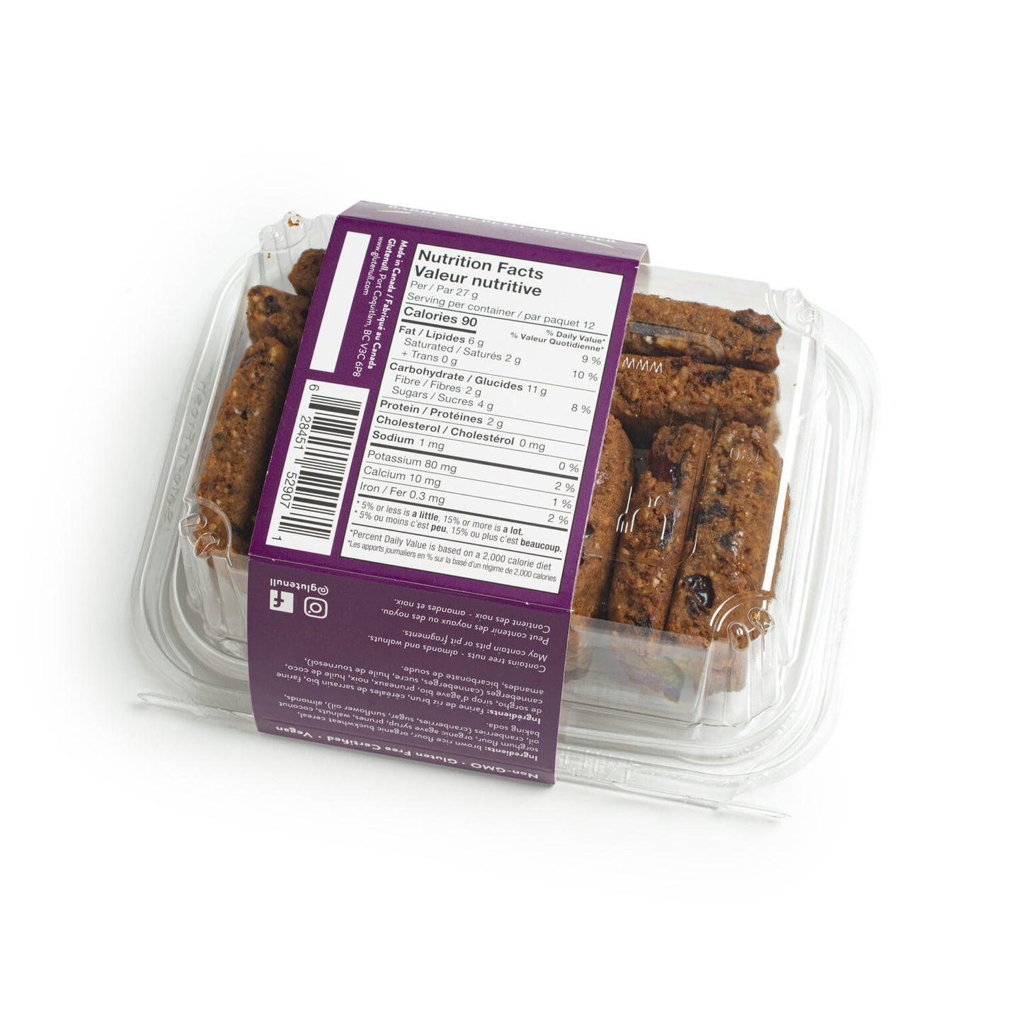Glutenull Fruit & Nut Breakfast Bar – 320g