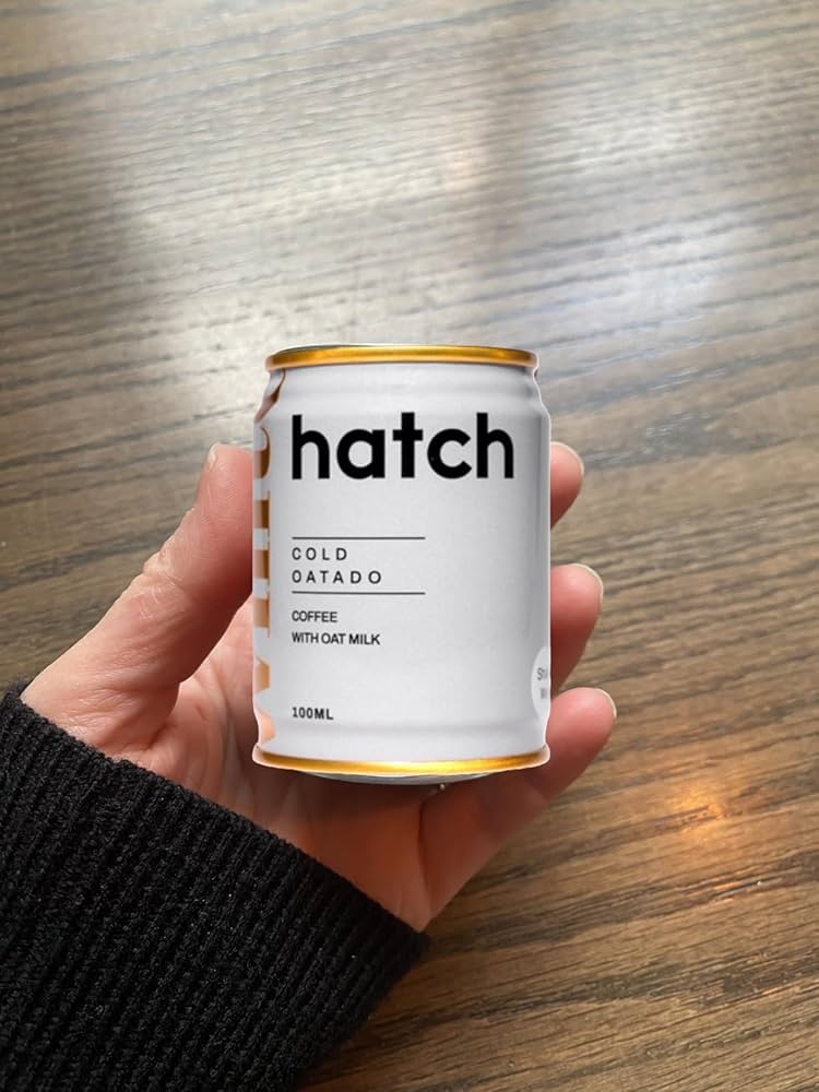 Hatch Cold Brew Cold Shots - Oatado White – 100ml | Oat Milk Espresso Latte | Vegan, Creamy, Portable Cold Brew