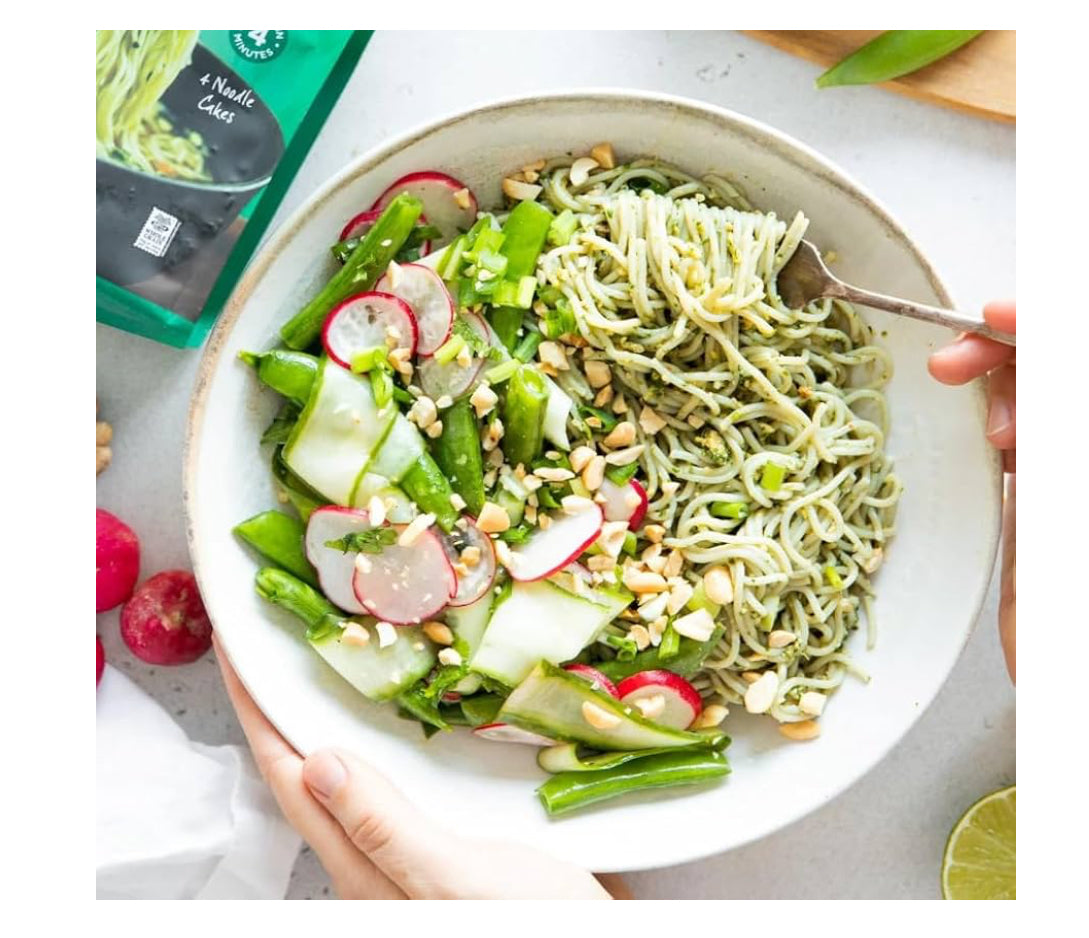 Jade Pearl Rice Ramen – 283g | Infused with Bamboo Extract | Gluten-Free, Vegan & Ready in 4 Minutes - Healthily Ever After