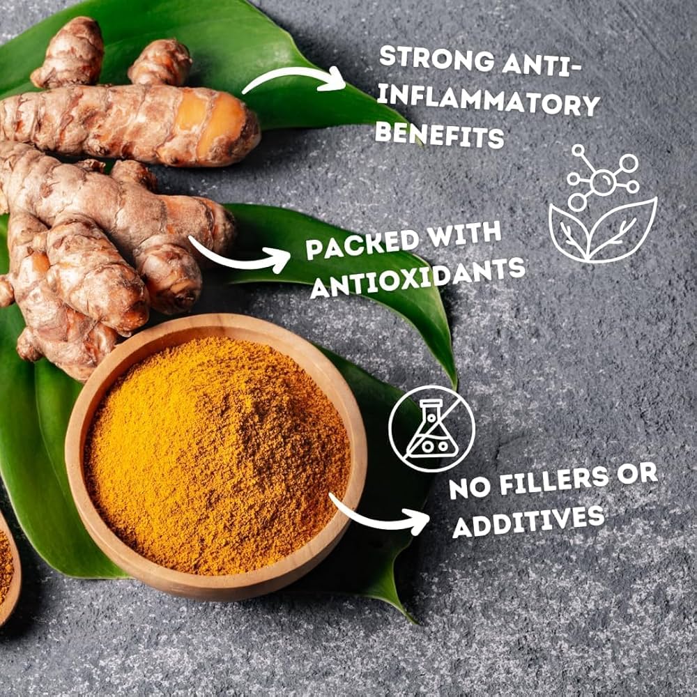 Wild Tusker Organic Turmeric Powder 227g – USDA & Canada Organic, Non-GMO, Gluten-Free, Vegan, Curcumin-Rich