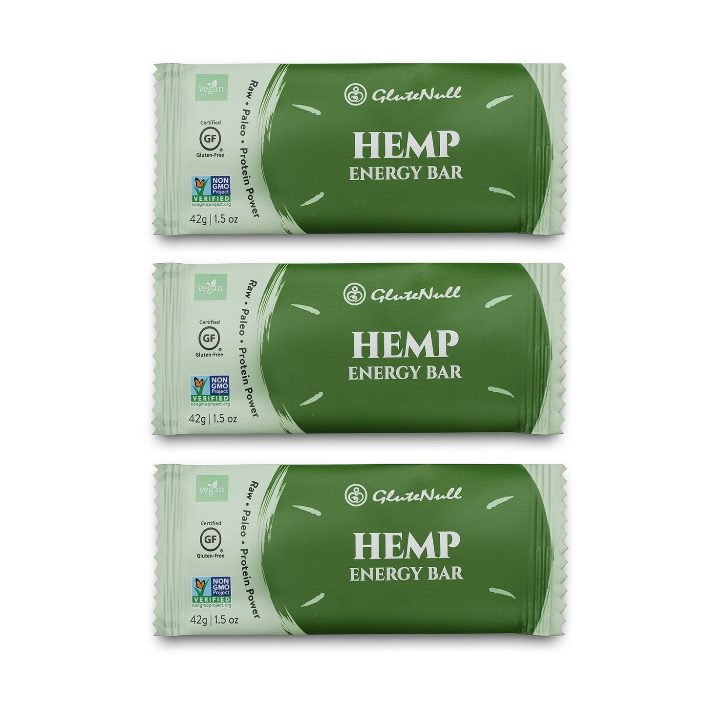 Glutenull Raw Hemp Energy Bar 42g – Organic, Vegan, Gluten-Free Snack