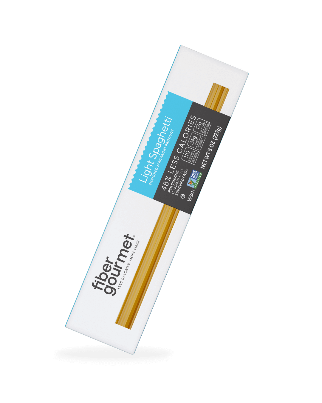 Fiber Gourmet Light Pasta Spaghetti – High Fiber, Low Calorie, Gut-Friendly Pasta (227g)