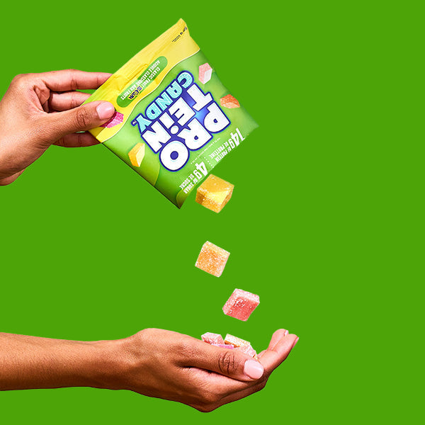 Protein Candy Classic Fruit Sour – High Protein, Low Sugar Sour Chewy Candy (Single Packet)