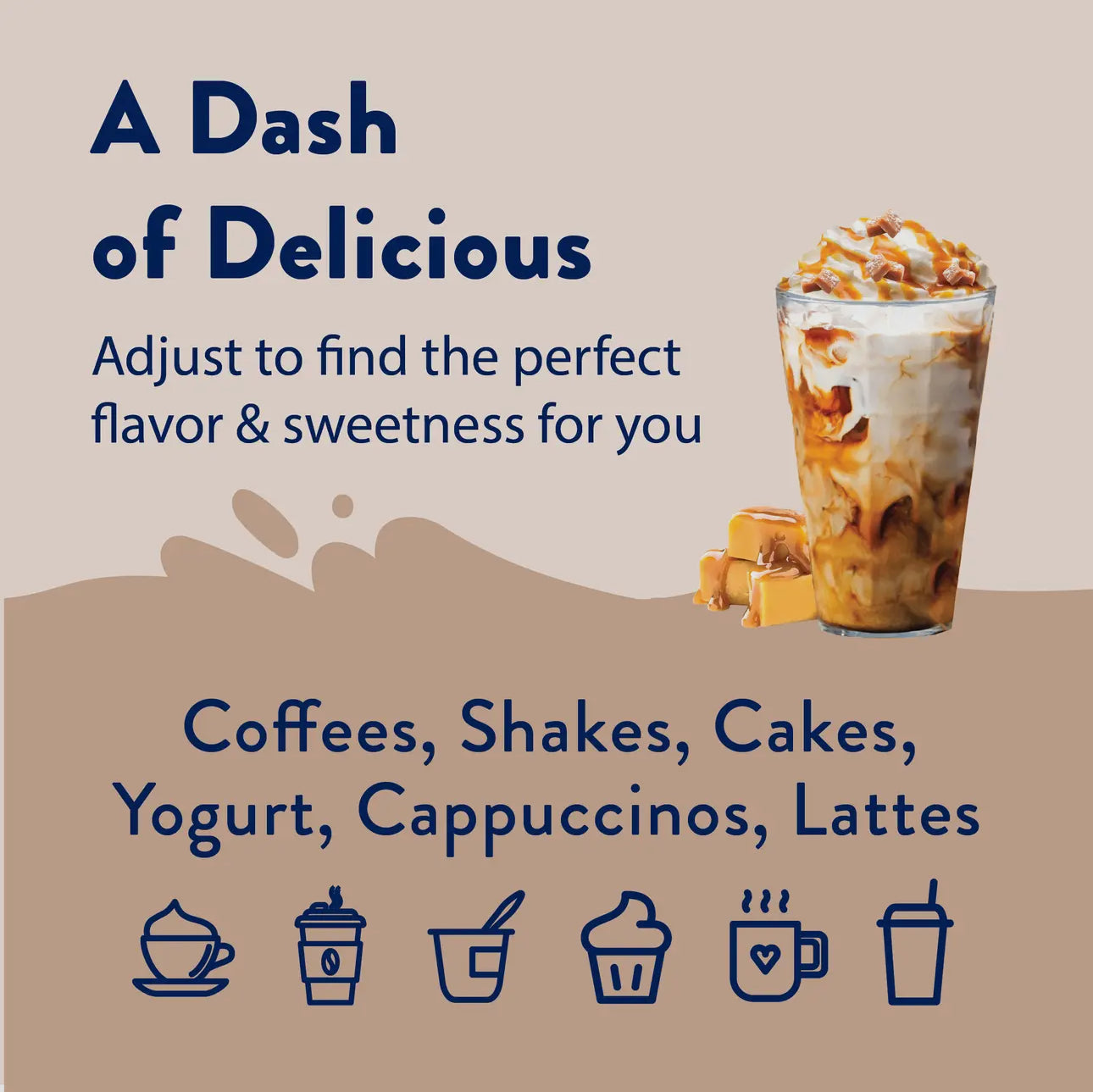 Sugar Free Salted Caramel Syrup.
