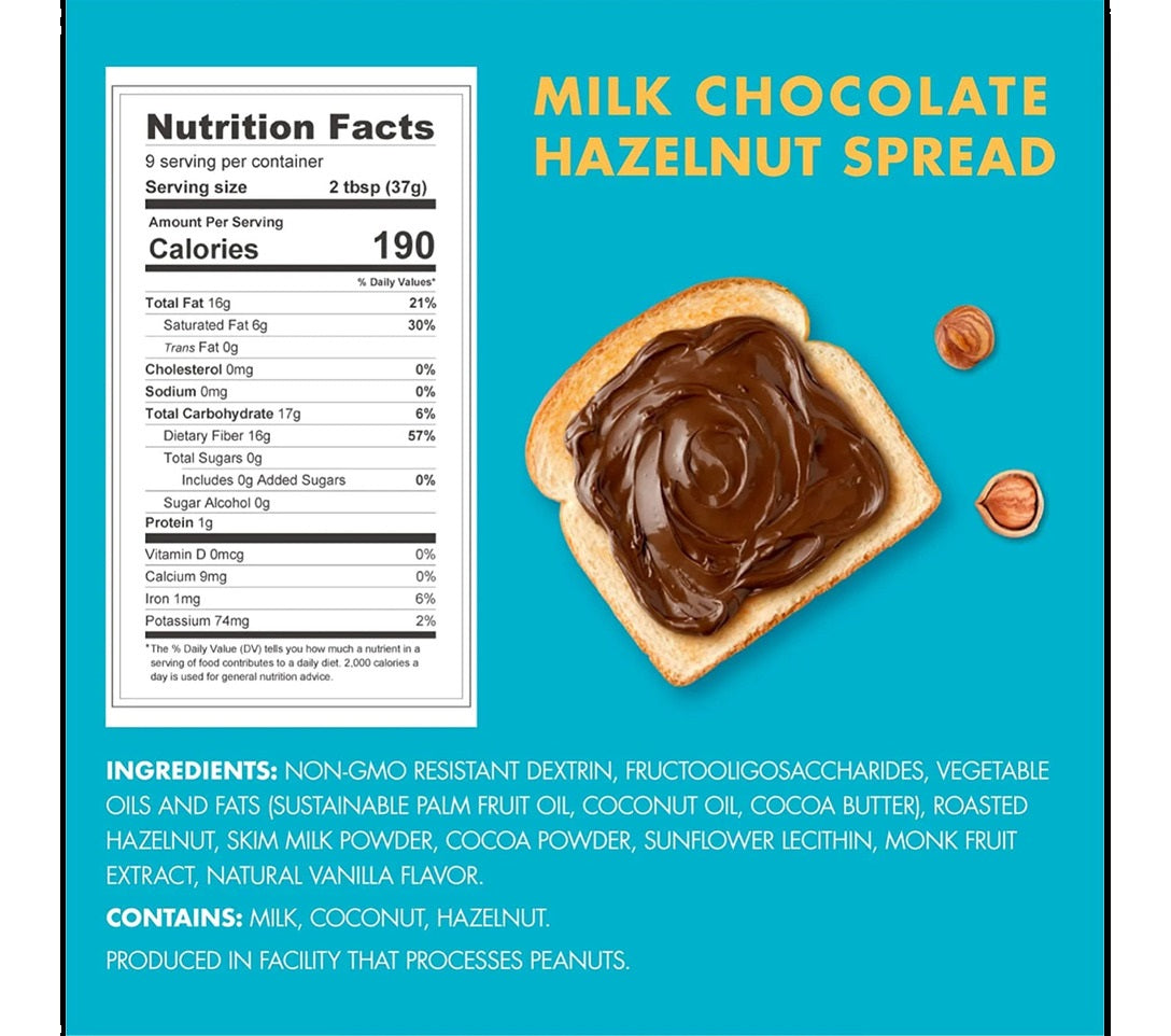 Milk Cocoa Hazelnut Spread.