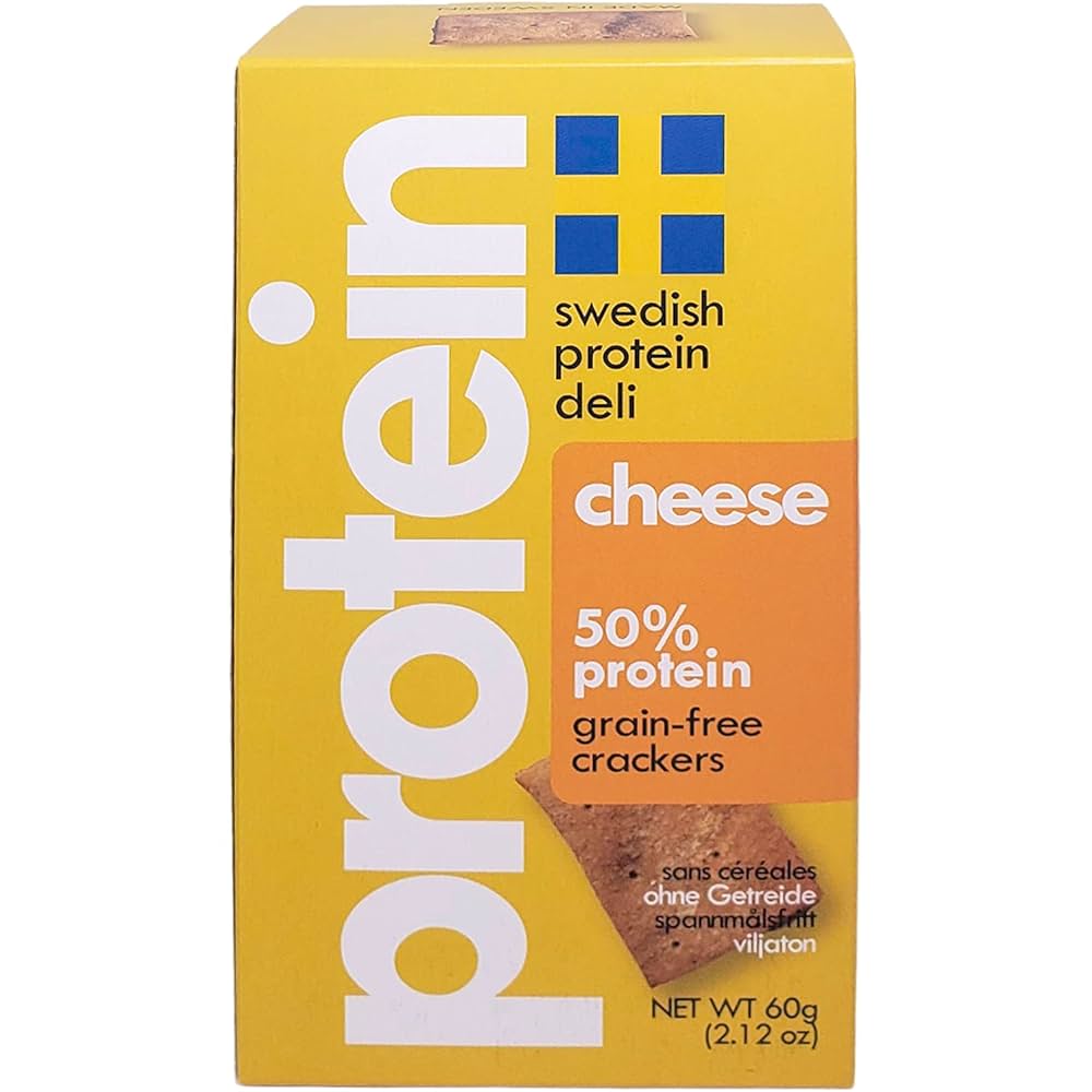Swedish Protein Deli Low Carb Crackers – High Protein, Keto, Gluten-Free Snack | Cheese, Pizza, Taco, Simply Seeds Flavours | Healthily Ever After `