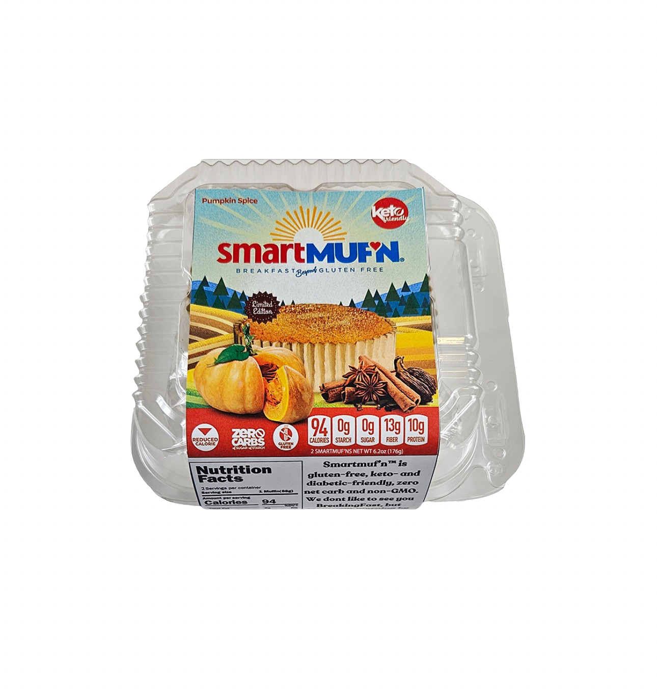 Smart Muffin - Pumpkin Spice 2-Pack - Healthily Ever After