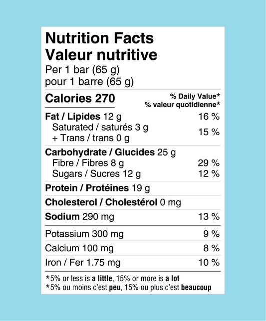 On Call Energy Bar Blueberry Vanilla 65g – Case of 12