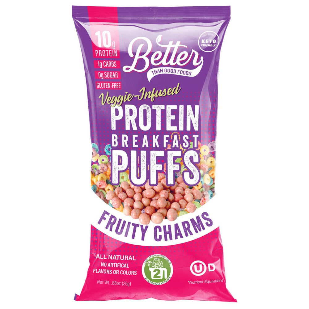 BTG Keto Protein Breakfast Puffs - Fruity Charms