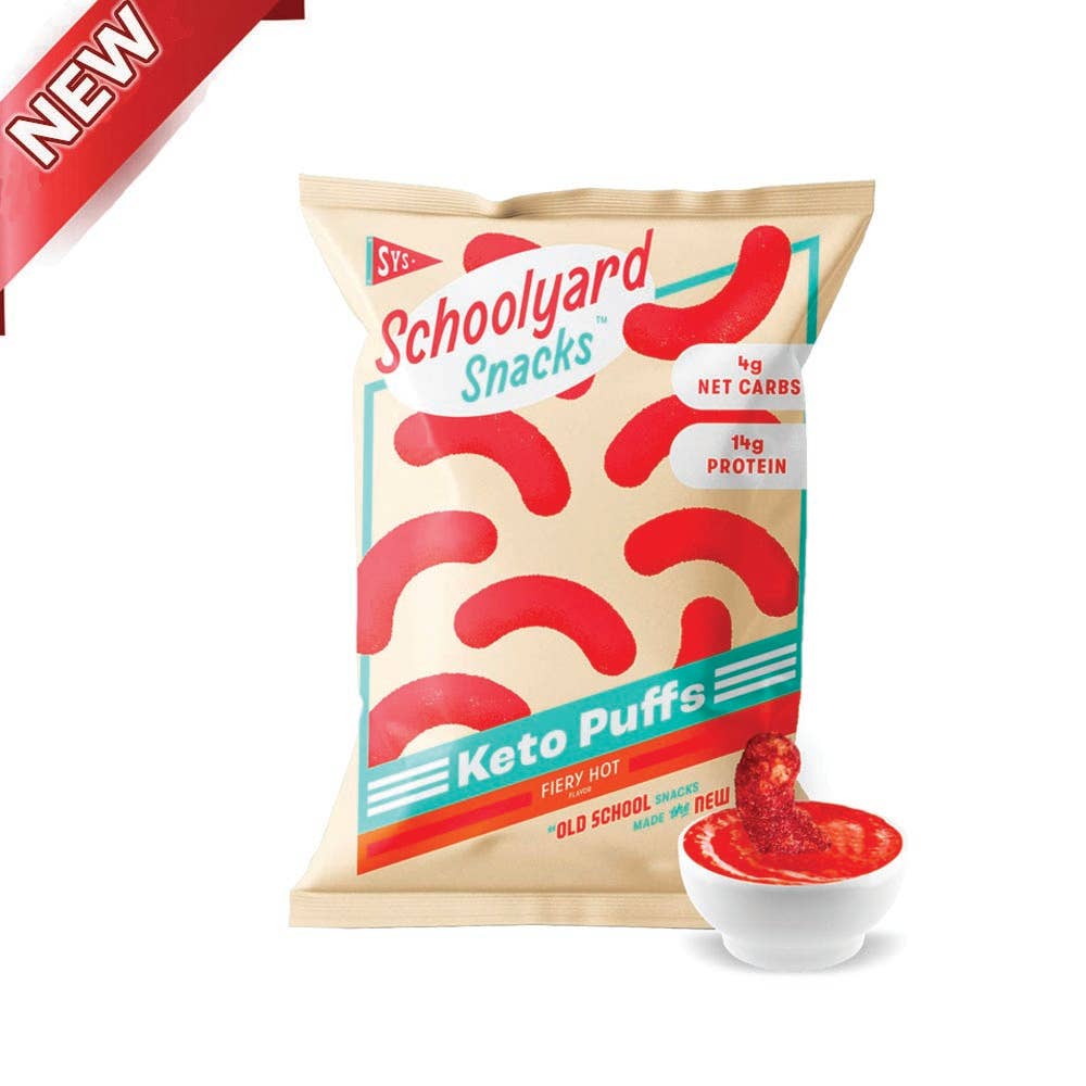 NEW School Yard Snacks Fiery Puffs - Healthily Ever After