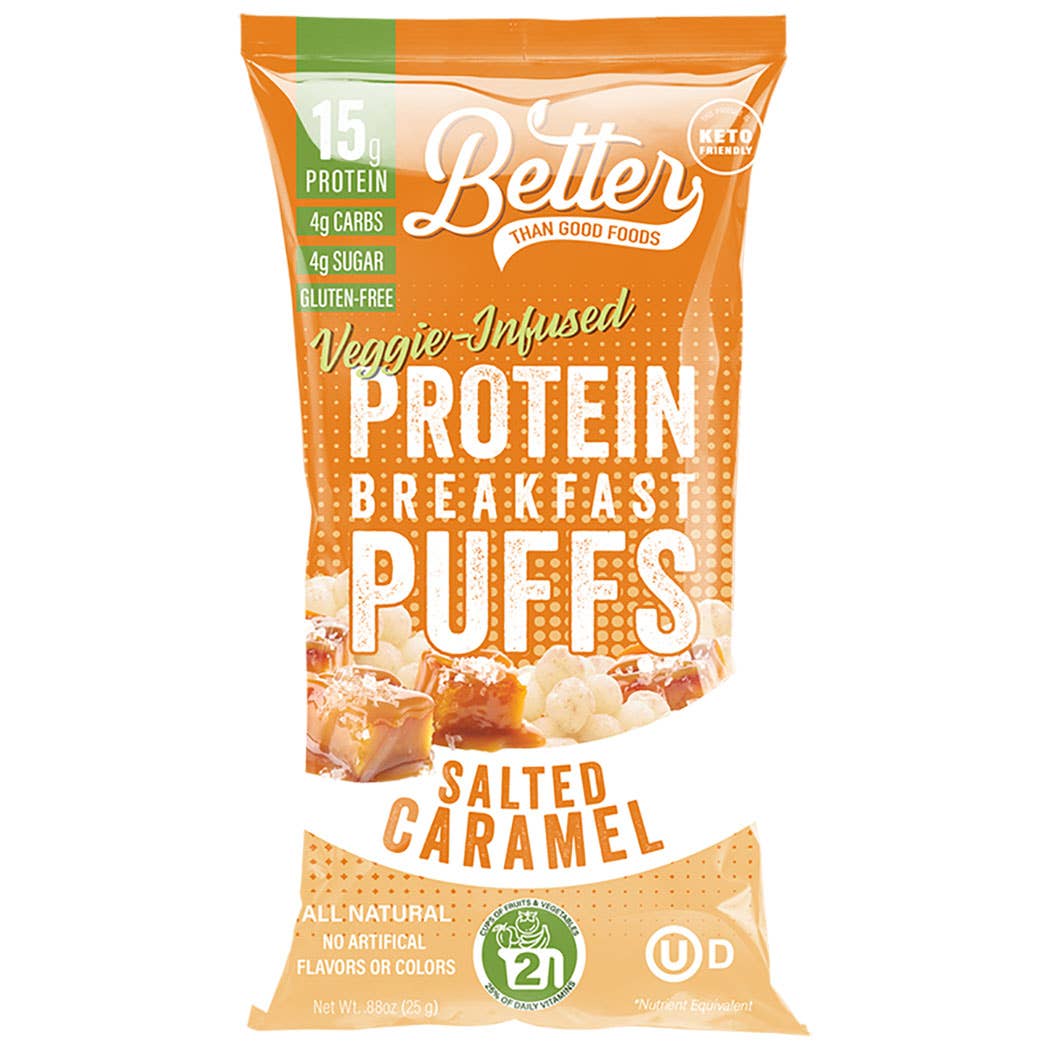 BTG Keto Protein Puffs - Salted Caramel