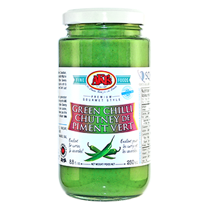 Aki's Chutney Green Chilli 250ml – Case of 12