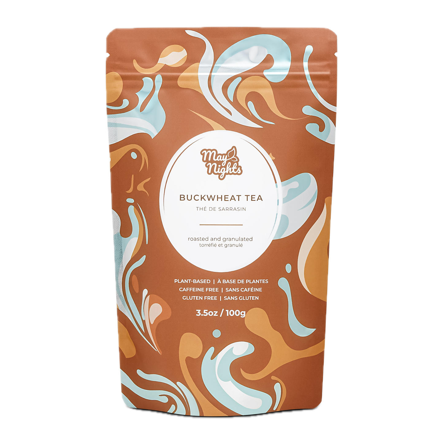 May Knight Roasted Buckwheat Tea (100g) – Caffeine-Free, Gut-Friendly, Gluten-Free - Healthily Ever After