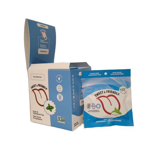 Sweet & Friendly Natural Sugar-Free Erythritol Mints | Keto, Vegan, Tooth-Friendly Breath Freshener | Aspartame-Free, Diabetic Safe | Healthily Ever After