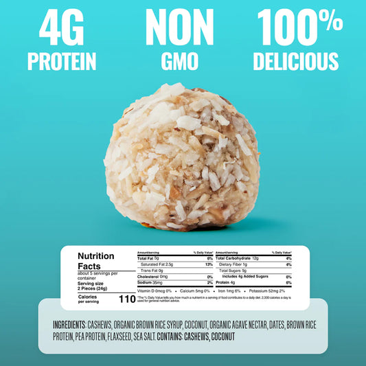 The GFB Coconut Cashew Crunch Bites – Gluten-Free, Vegan Snack (113g) - Healthily Ever After