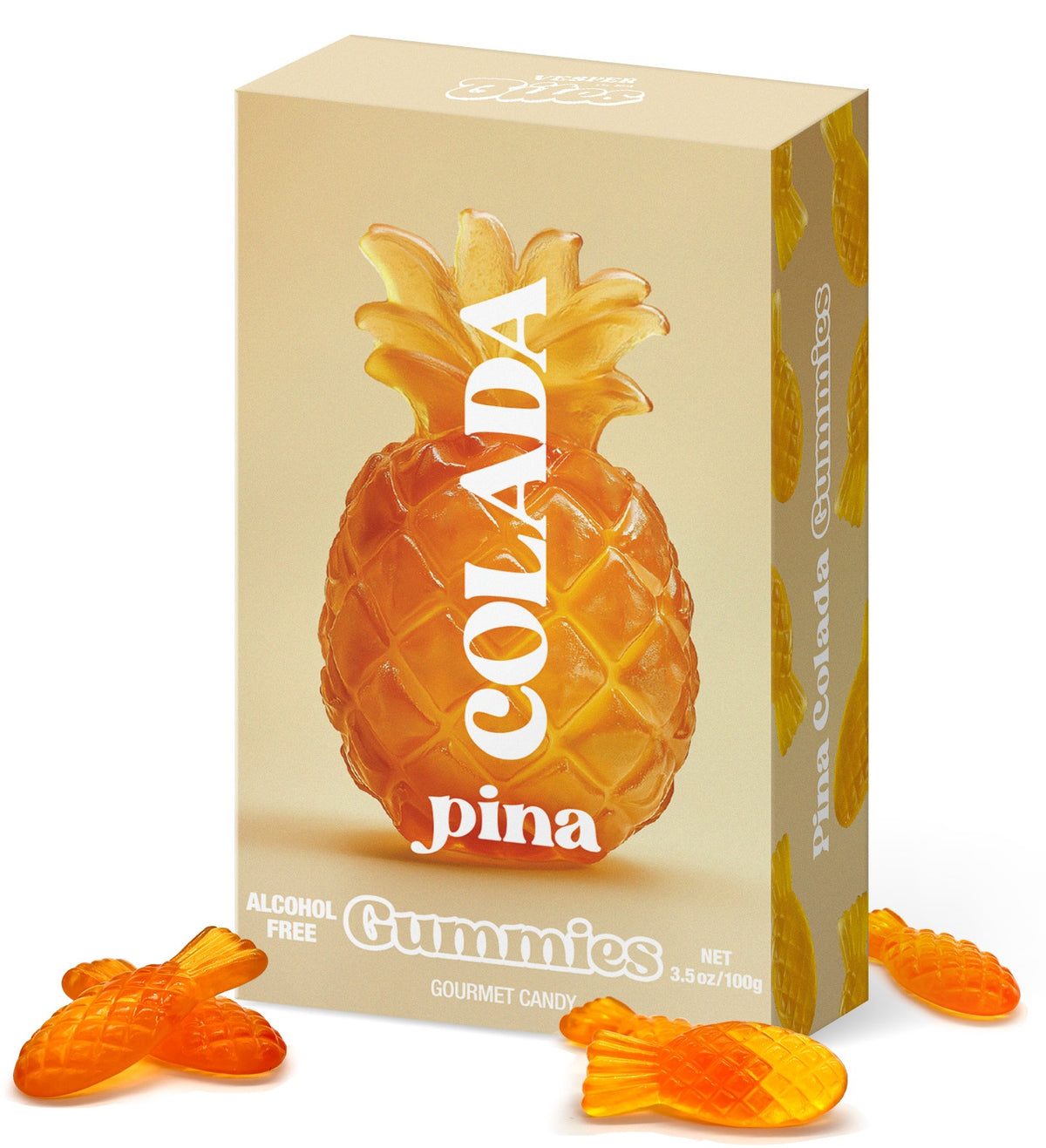 Vesper Bites Gummies Pina Colada 100g – Case of 12