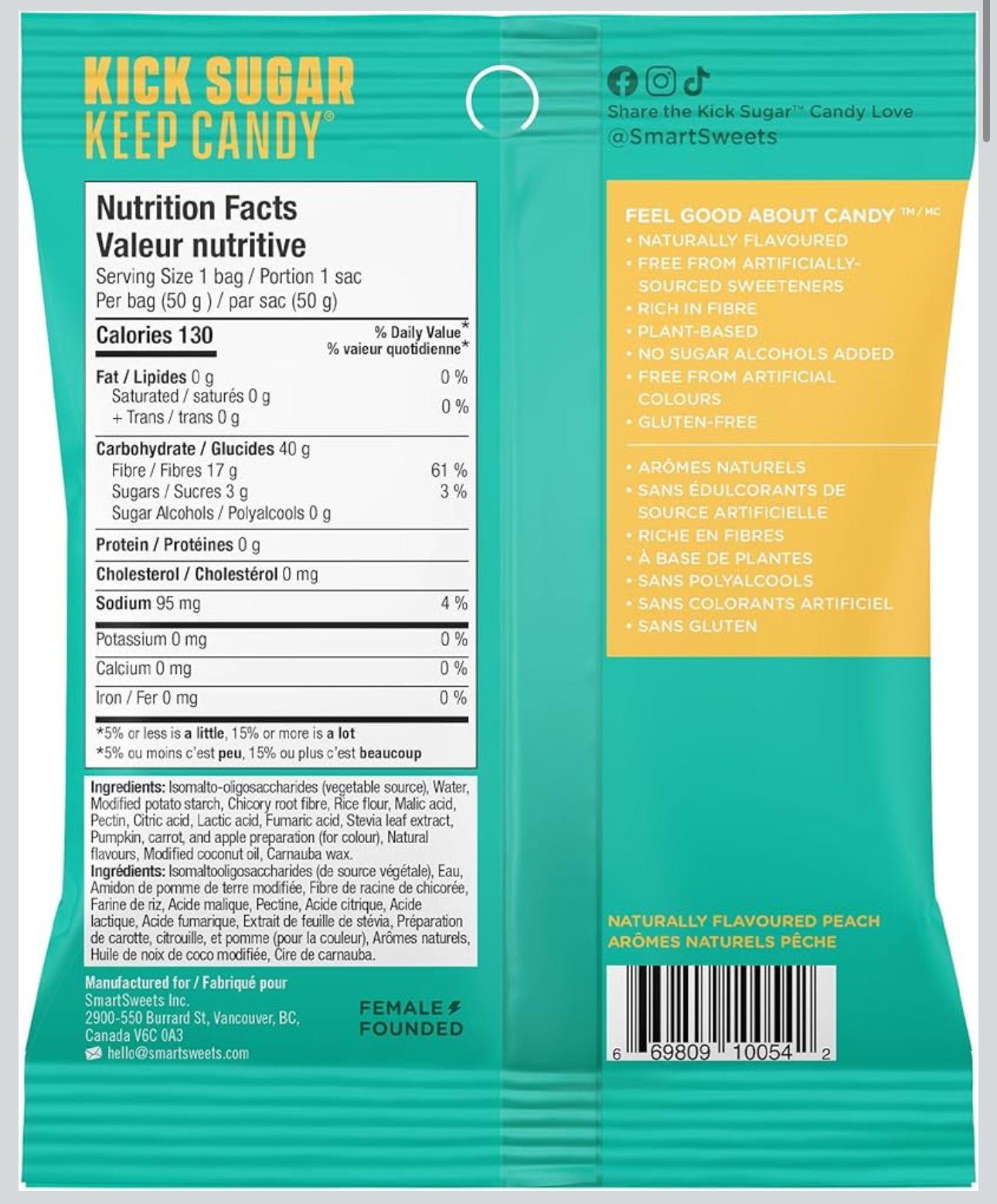 SmartSweets High Fiber Gummies – Low Sugar, Vegan, Guilt-Free Candy - Healthily Ever After