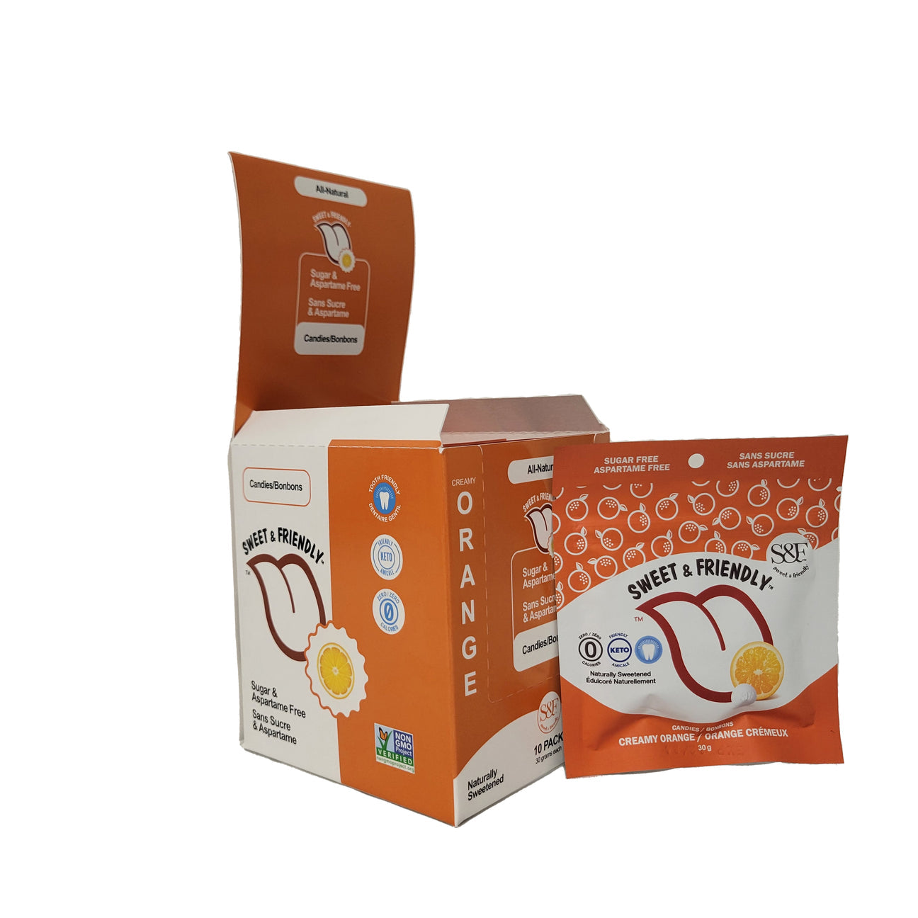 Sweet & Friendly Natural Sugar-Free Erythritol Candies | Keto, Vegan, Tooth-Friendly | Aspartame-Free, Diabetic Safe | Healthily Ever After