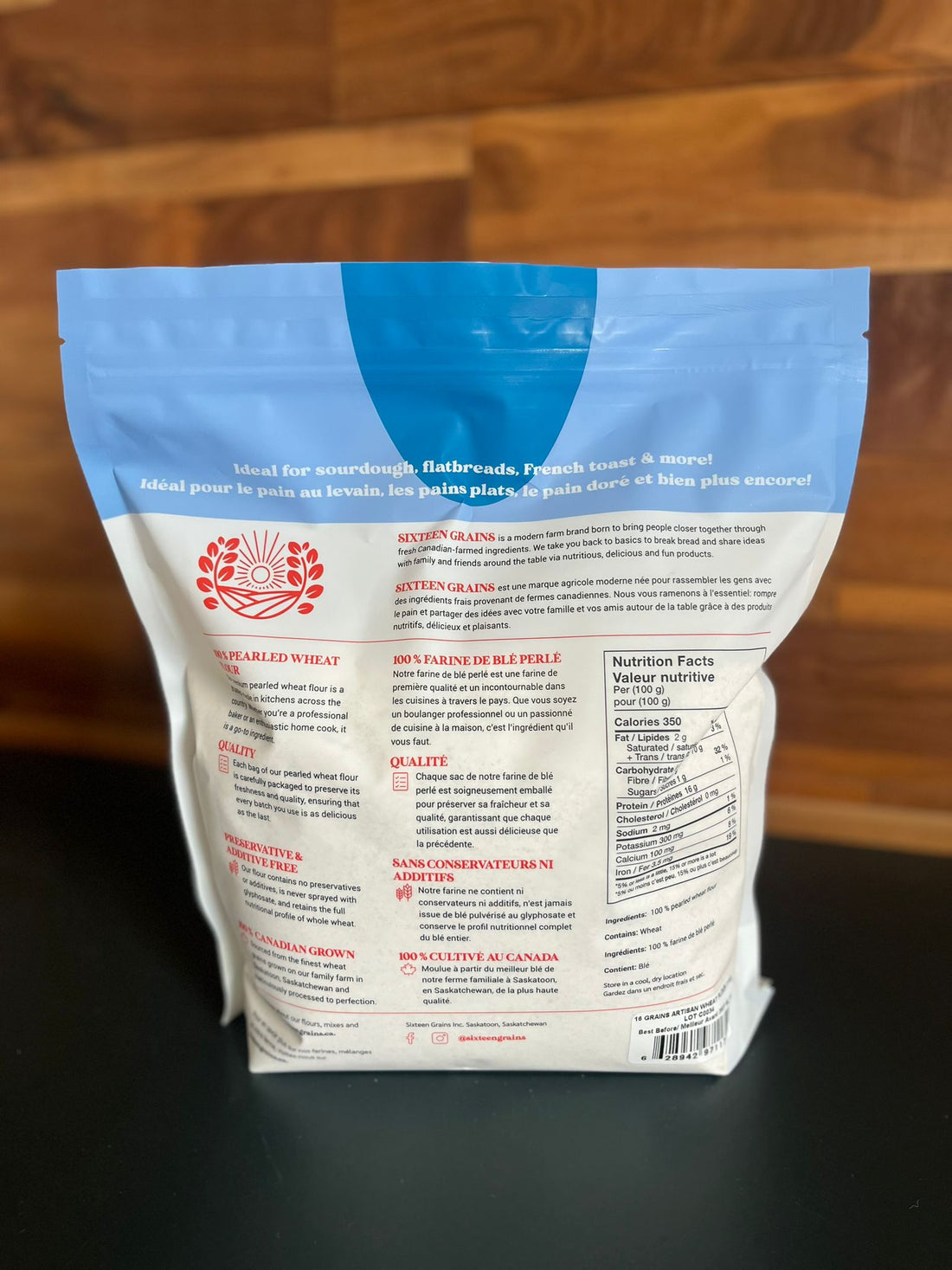 Sixteen Grains Pearled Wheat Flour – Canadian-Milled Artisan Flour