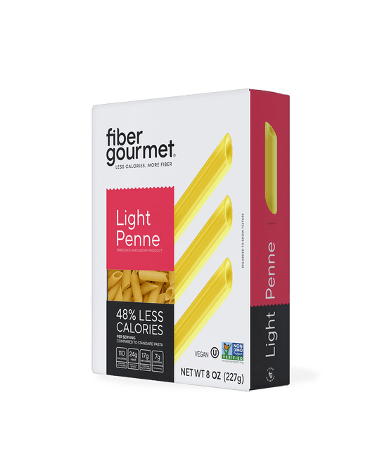 Fiber Gourmet Light Pasta Penne – High Fiber, Low Calorie, Gut-Friendly Pasta (227g)