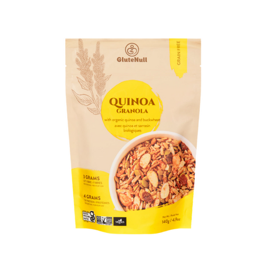 Glutenull Granola – Light Quinoa (140g) | Gluten-Free, Vegan & Low Sugar Snack