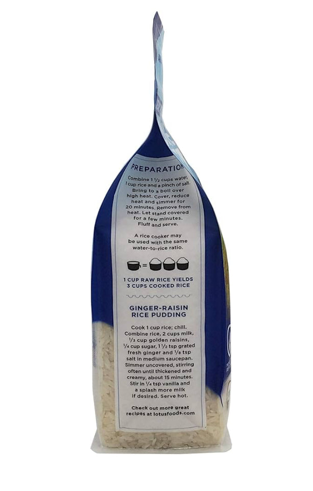 Organic White Jasmine Rice – 850g | Aromatic, Fluffy, Non-GMO | Ideal for Stir-Fries & Curries - Healthily Ever After