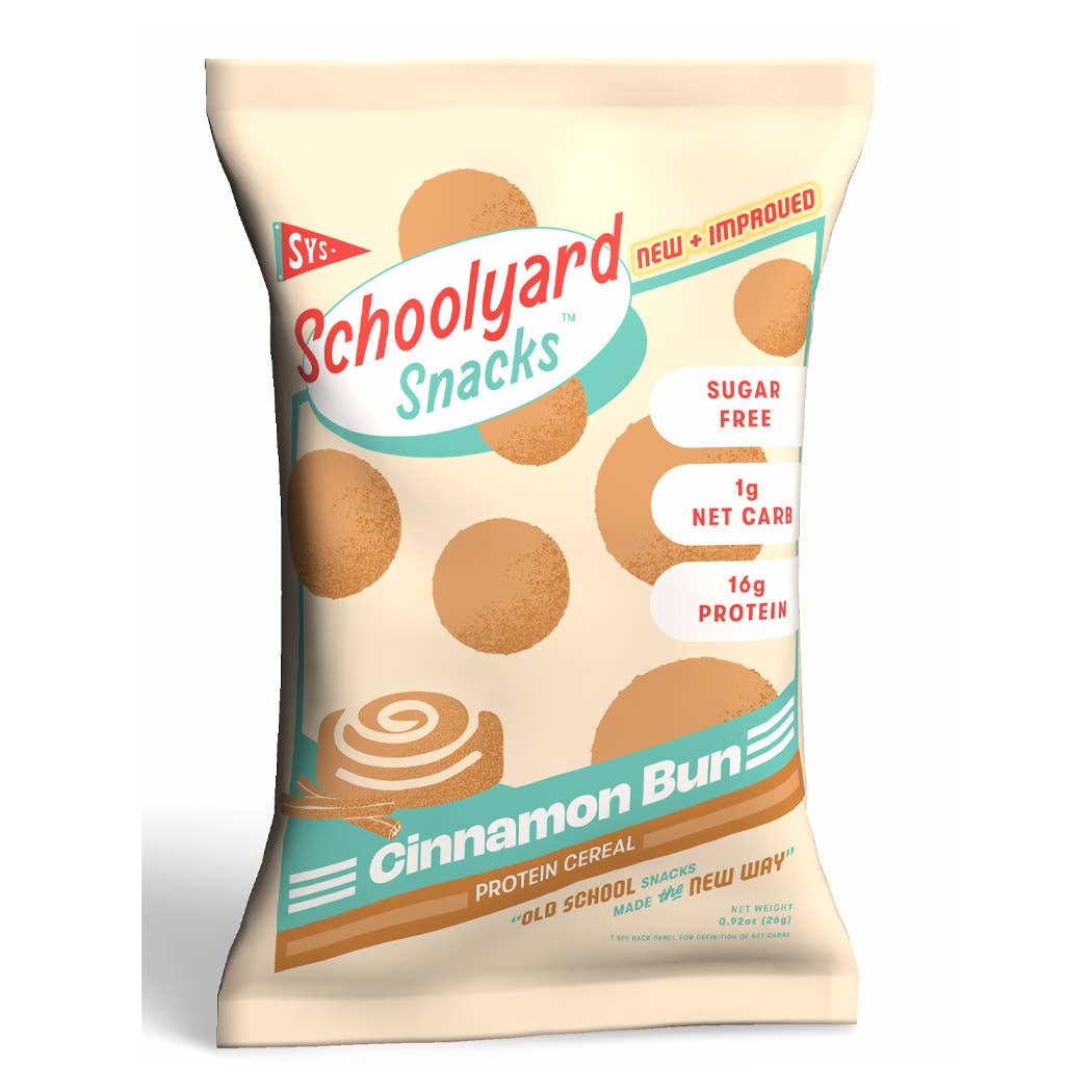 Schoolyard Snacks 26g Cinnamon Bun Cereal