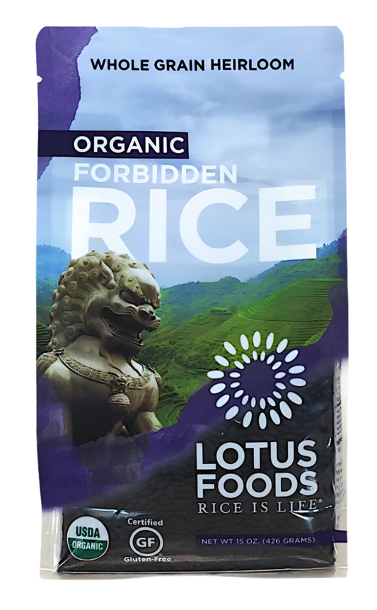 Organic Forbidden Black Rice – 425g | Antioxidant-Rich, Heirloom Grain | Nutty, Chewy & Naturally Gluten-Free - Healthily Ever After