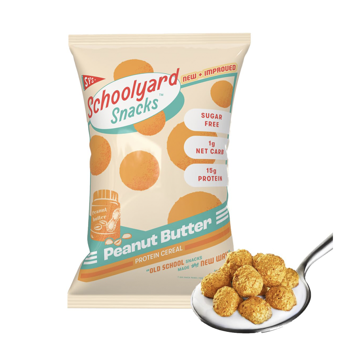 Schoolyard Snack Peanut Butter Keto 12pk Cereal