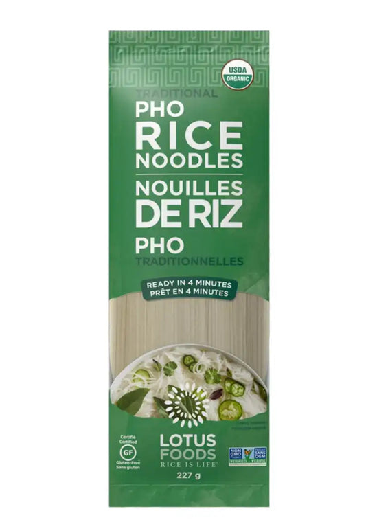 Traditional Pho Rice Noodles – 227g | Gluten-Free, Quick-Cook | Perfect for Broths, Soups & Vietnamese Pho - Healthily Ever After