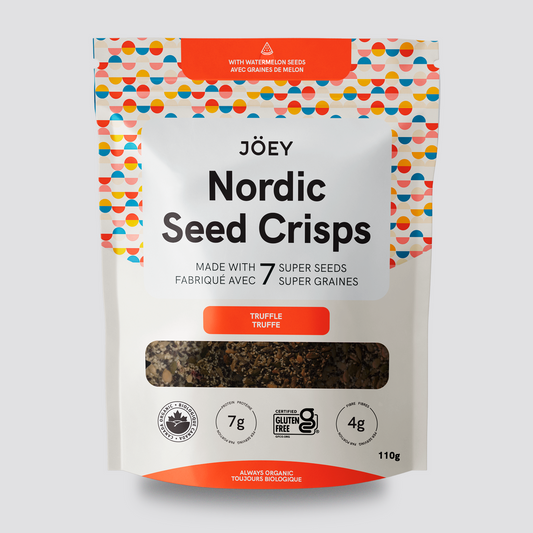 Jöey Nordic Seed Crisps – Truffle | 110g | Organic, Gluten-Free, High Protein, Nut & Soy Free