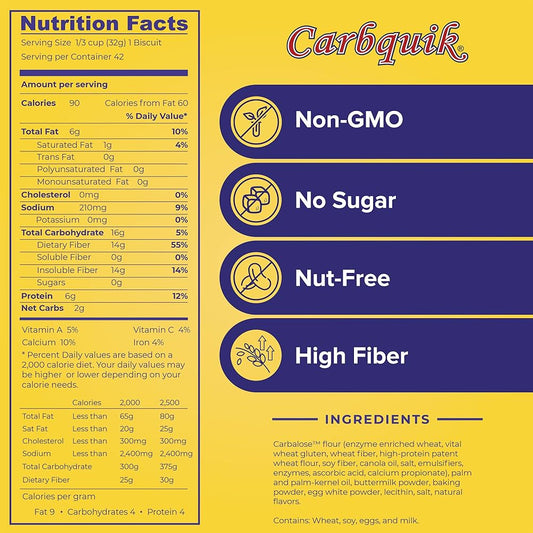 TOVA Carbquik Complete Biscuit & Baking Mix 1.36kg - Healthily Ever After