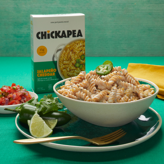 Chickapea One Pot Spiral Jalapeño Cheddar Pasta | Spicy, High Protein, Gluten-Free Meal 198g