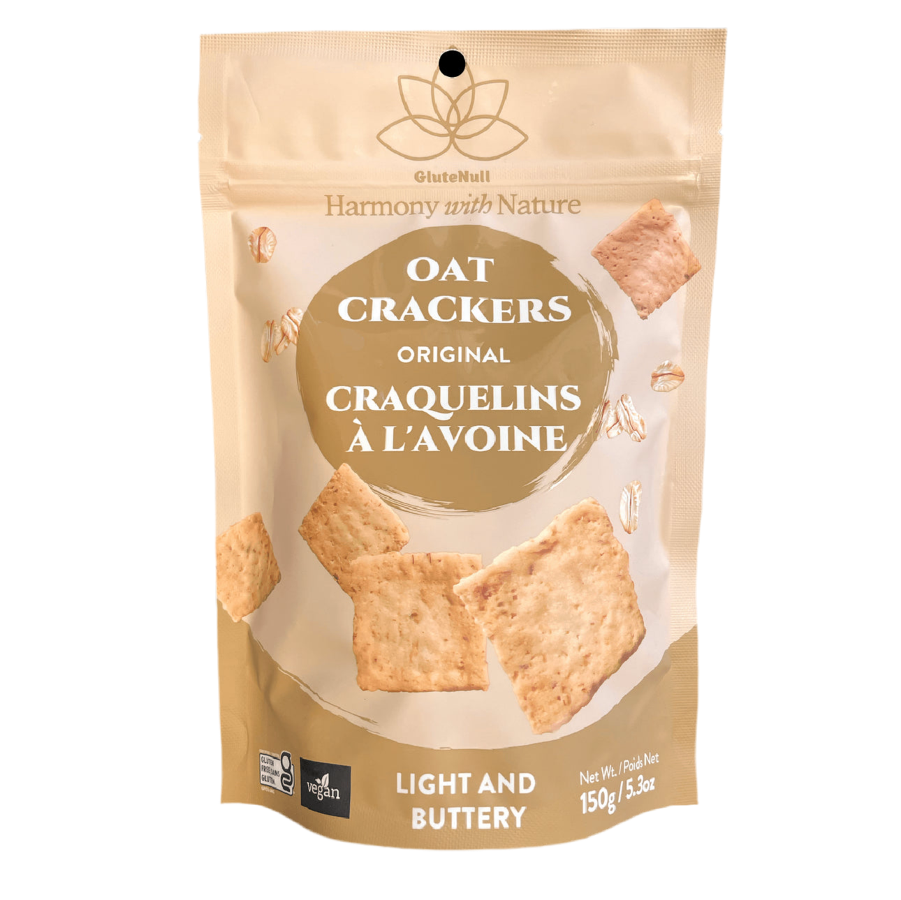 GLUTENULL Oat Crackers – Original 150g | Gluten-Free & Vegan