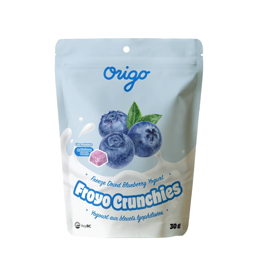 Origo Freeze-Dried Blueberry Yogurt Bites | Probiotic Snack | Grass-Fed Organic Dairy | Made in Canada | Crunchy Healthy Snack - Healthily Ever After