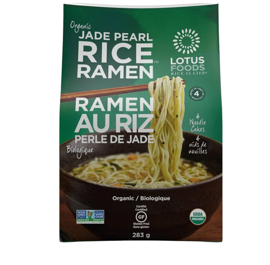 Jade Pearl Rice Ramen – 283g | Infused with Bamboo Extract | Gluten-Free, Vegan & Ready in 4 Minutes - Healthily Ever After