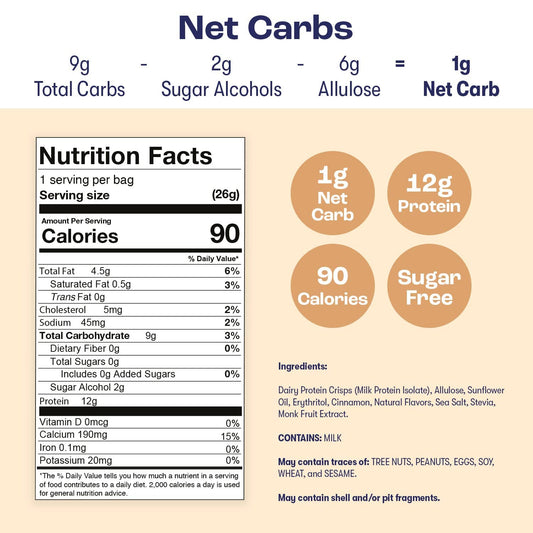 Schoolyard Snacks 26g Cinnamon Bun Cereal - Healthily Ever After