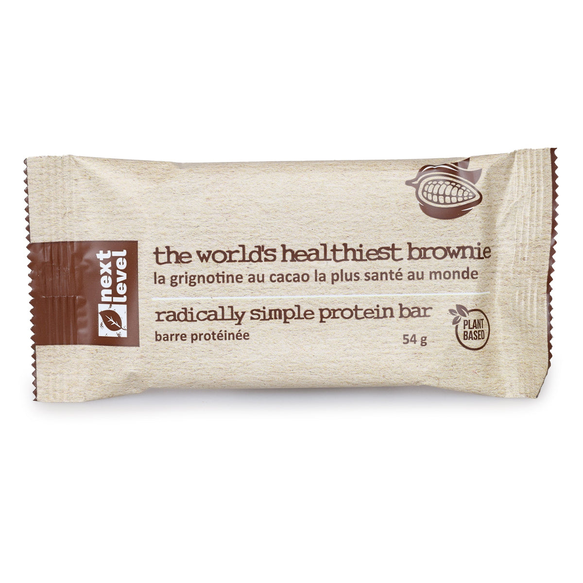 Next Level Protein Bar, Brownie 54g – Case of 12
