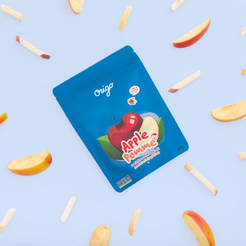 Origo Freeze-Dried Apple Crisps | 100% Real Fruit Snack | No Sugar Added | Made in Canada | Healthy Lightweight Snack - Healthily Ever After
