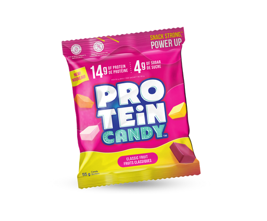 Protein Candy Classic Fruit – High Protein, Low Sugar Chewy Candy Snack (Single Packet)