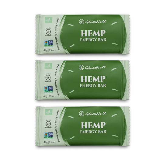 Glutenull Raw Hemp Energy Bar 42g – Organic, Vegan, Gluten-Free Snack - Healthily Ever After