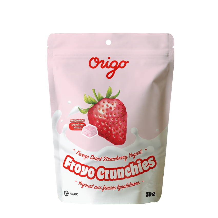 Origo Freeze-Dried Strawberry Yogurt Bites | Probiotic Snack | Grass-Fed Organic Dairy | Made in Canada | Crunchy Healthy Snack - Healthily Ever After