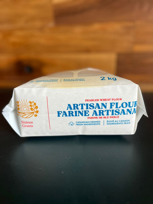Sixteen Grains Pearled Wheat Flour – Canadian-Milled Artisan Flour - Healthily Ever After