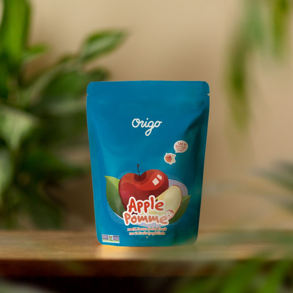Origo Freeze-Dried Apple Crisps | 100% Real Fruit Snack | No Sugar Added | Made in Canada | Healthy Lightweight Snack - Healthily Ever After