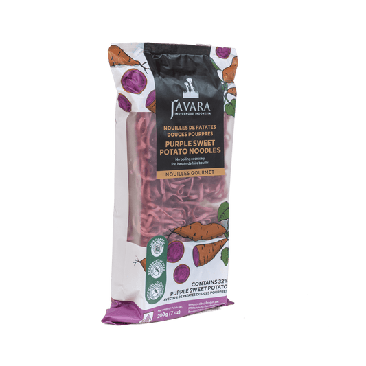 Javara Gourmet Veggie Noodles – Purple Sweet Potato | 200g | Plant-Based, Non-GMO, High Fibre - Healthily Ever After