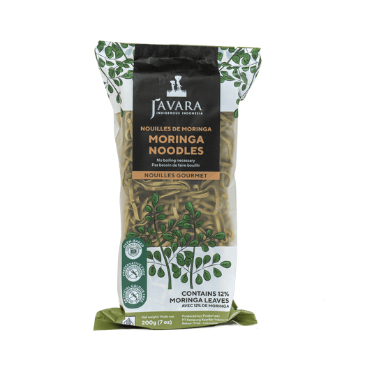 Javara Gourmet Veggie Noodles – Moringa | 200g | Plant-Based, Non-GMO, High Fibre, Superfood Noodles