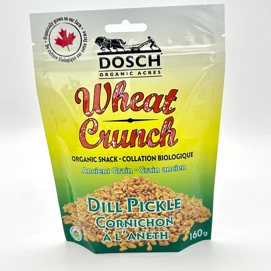 Dosch Wheat Crunch Dill Pickle 160g – Case of 12